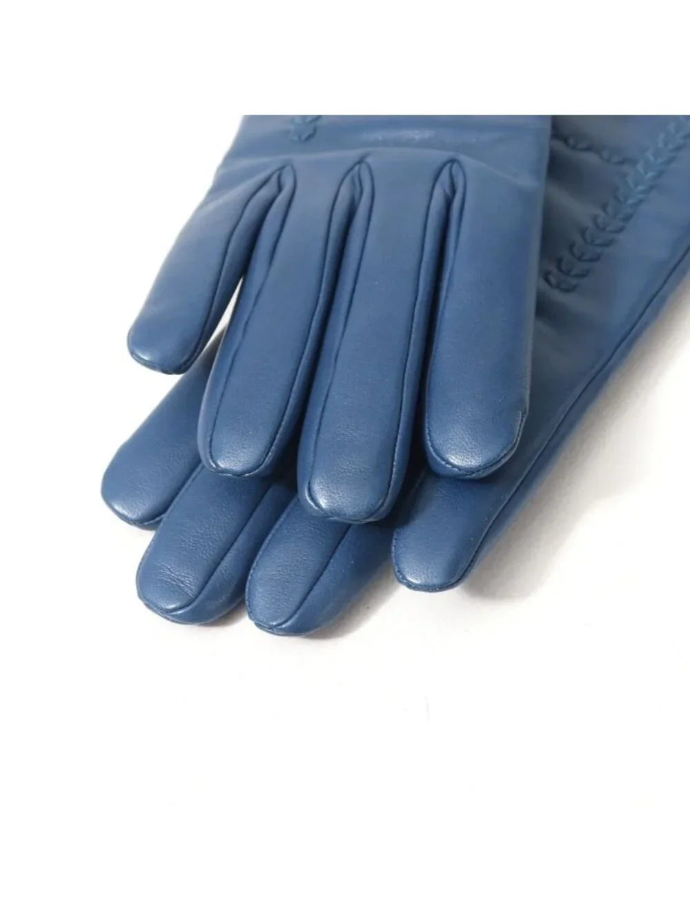 Hermes Gloves 7 Logo Lambskin All Cashmere
